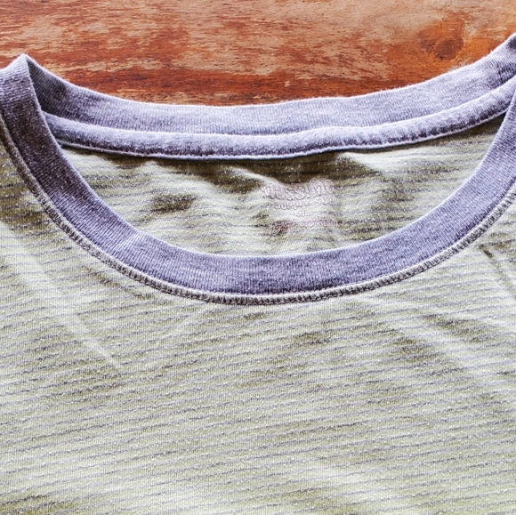 Mossimo striped long sleeve shirt sz M, gray/green - Picture 13 of 16